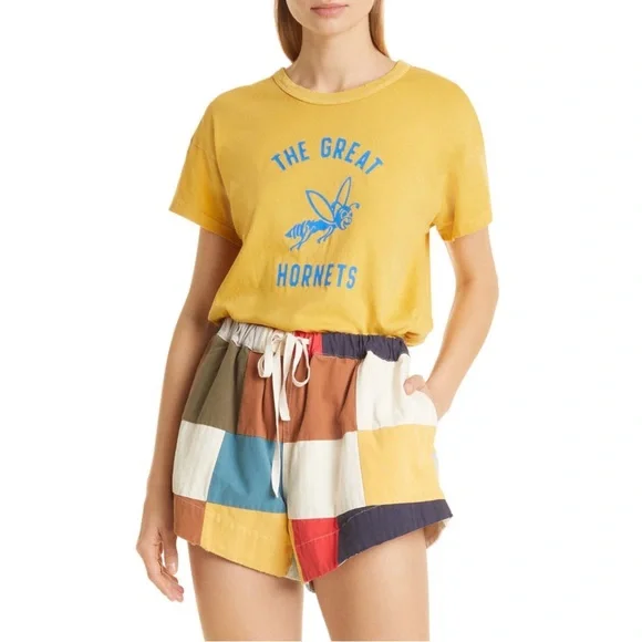 NWT THE GREAT. The Boxy Crewneck Hornet Graphic Tee - Picture 2 of 8